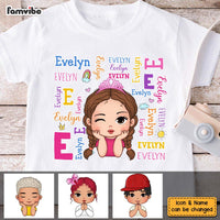Personalized Gift For Granddaughter  Repeating Name Kid T Shirt - Kid Hoodie - Kid Sweatshirt 32432 thumb 1