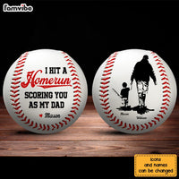 Personalized Gift For Dad I Hit A Homerun Baseball 32433 thumb 1