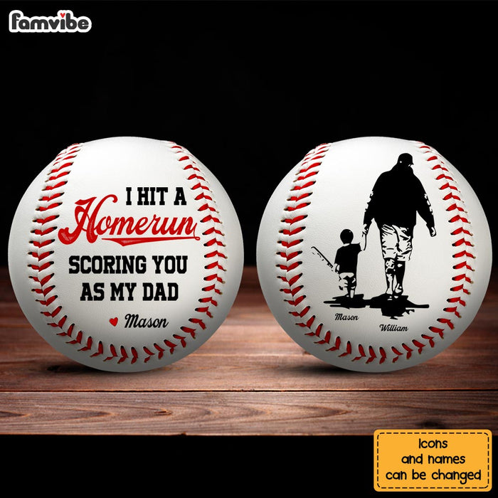 Personalized Gift For Dad I Hit A Homerun Baseball 32433 1