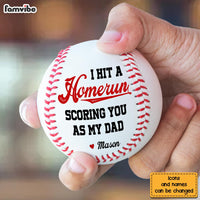 Personalized Gift For Dad I Hit A Homerun Baseball 32433 thumb 1