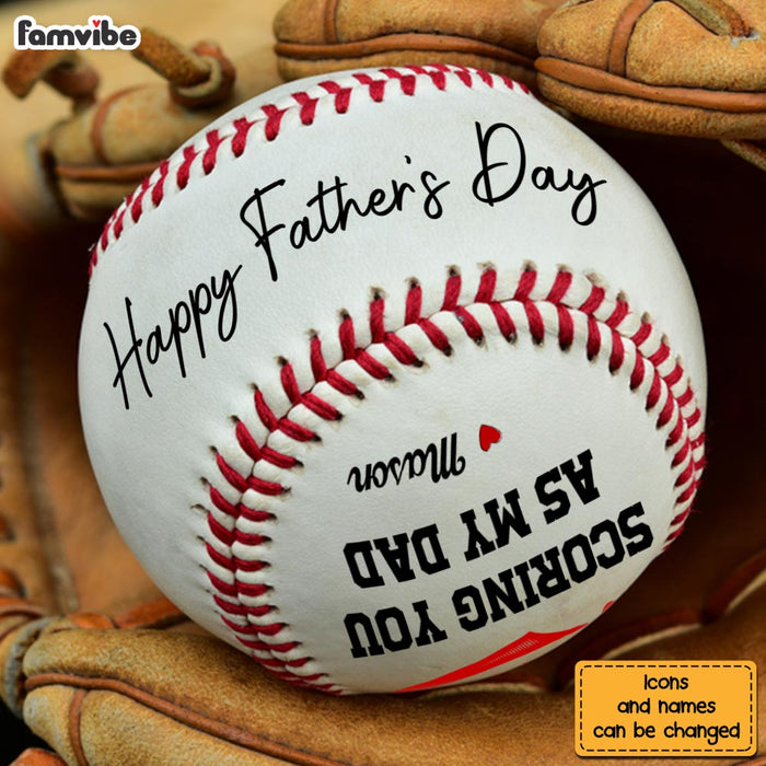 Personalized Gift For Dad I Hit A Homerun Baseball 32433 1