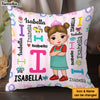 Personalized Gift For Granddaughter  Repeating Name Pillow 32434 1