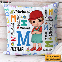Personalized Gift For Granddaughter  Repeating Name Pillow 32434 thumb 1