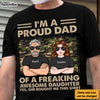 Personalized Gift For Father From Daughter Camo Shirt - Hoodie - Sweatshirt 32436 1