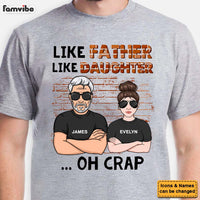 Personalized Gift For Dad Like Father Like Daughter Shirt - Hoodie - Sweatshirt 32437 thumb 1