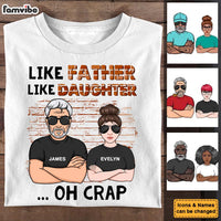 Personalized Gift For Dad Like Father Like Daughter Shirt - Hoodie - Sweatshirt 32437 thumb 1