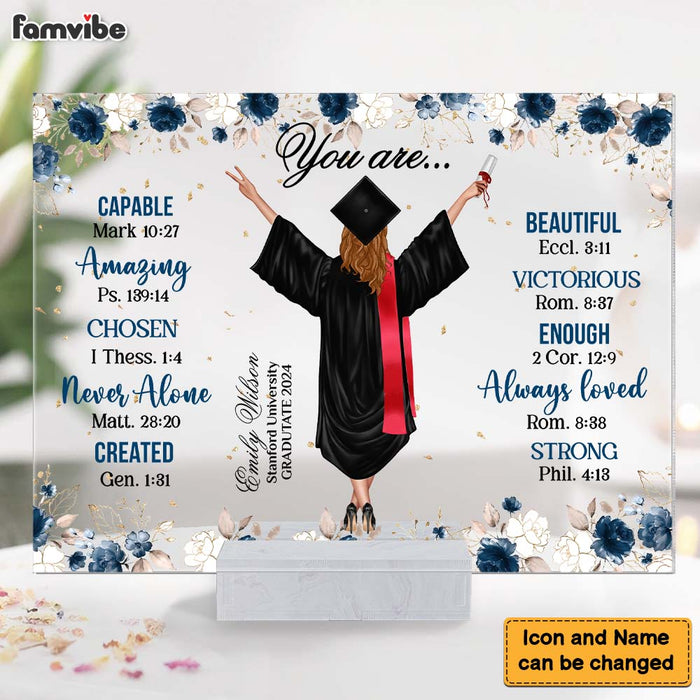Personalized Graduation Gift You Are Affirmation Acrylic Plaque 32441 1