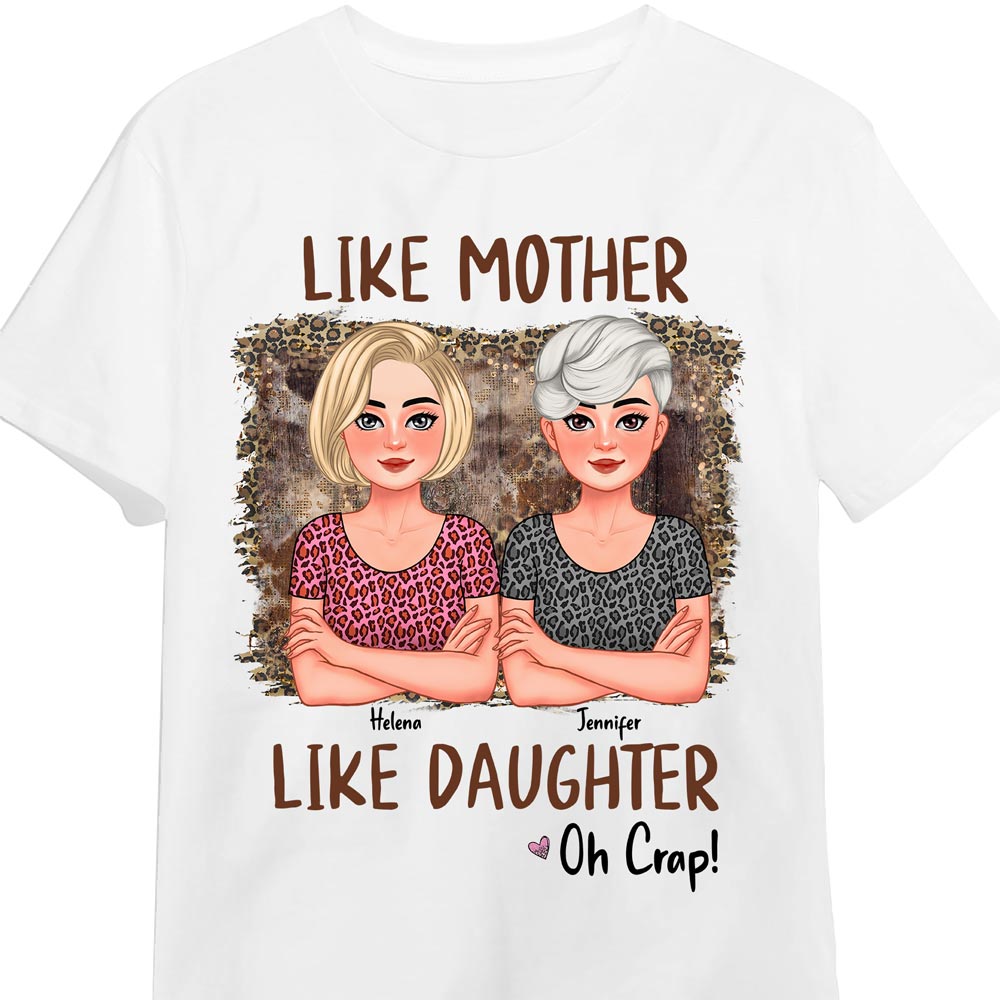 Personalized Like Mother Like Daughter Shirt Hoodie Sweatshirt 32444 Primary Mockup