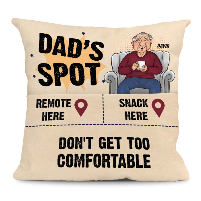 Personalized Gift For Dad Not Too Comfortable Pocket Pillow With Stuffing 32445 1