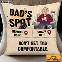 Personalized Gift For Dad Not Too Comfortable Pocket Pillow With Stuffing 32445 thumb 1