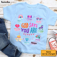 Personalized Gift For Granddaughter God Says Girl Power Kid T Shirt - Kid Hoodie - Kid Sweatshirt 32450 thumb 1