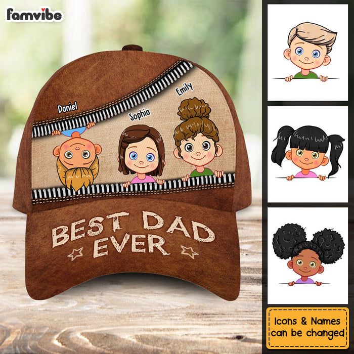 Personalized Gift For Grandpa Best Dad Ever Cap 32451 1