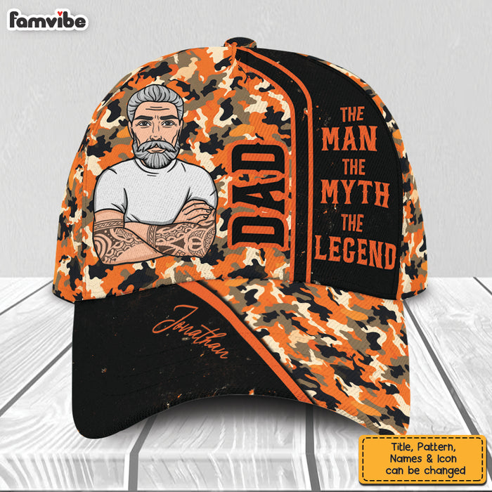 Personalized Gift For Dad The Man The Legend Cap 32452 1