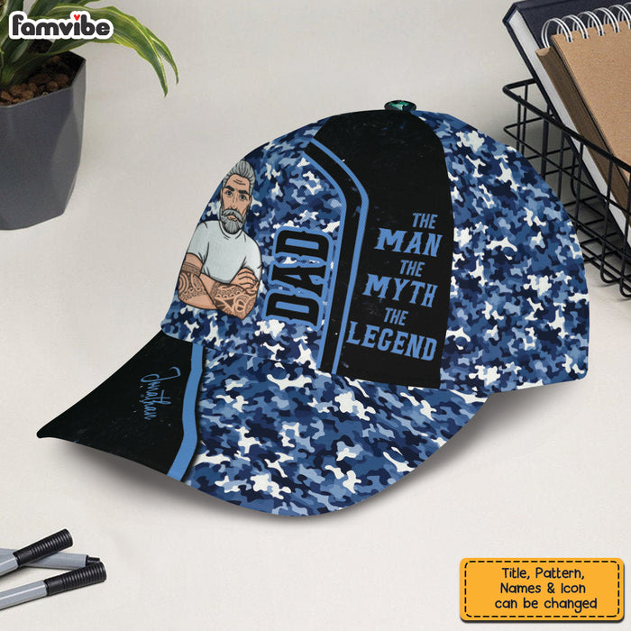 Personalized Gift For Dad The Man The Legend Cap 32452 1