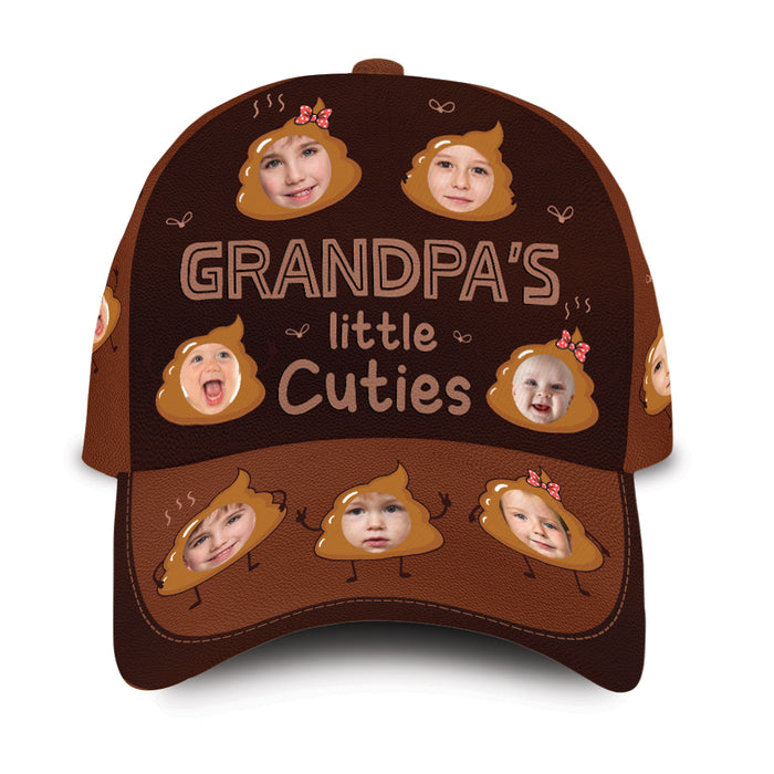 Personalized Gift For Grandpa's Little Cutie Cap 32459 1