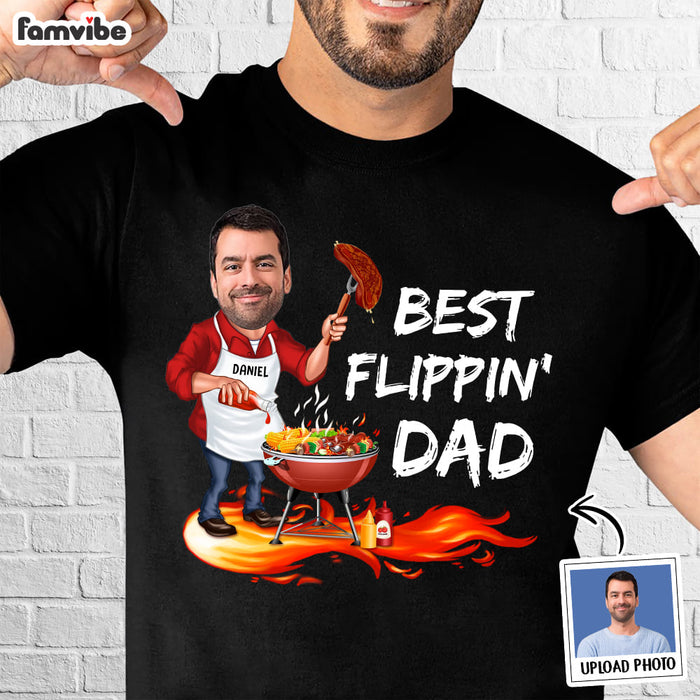 Personalized Gift For Flippin' Grill Dad Shirt - Hoodie - Sweatshirt 32463 1