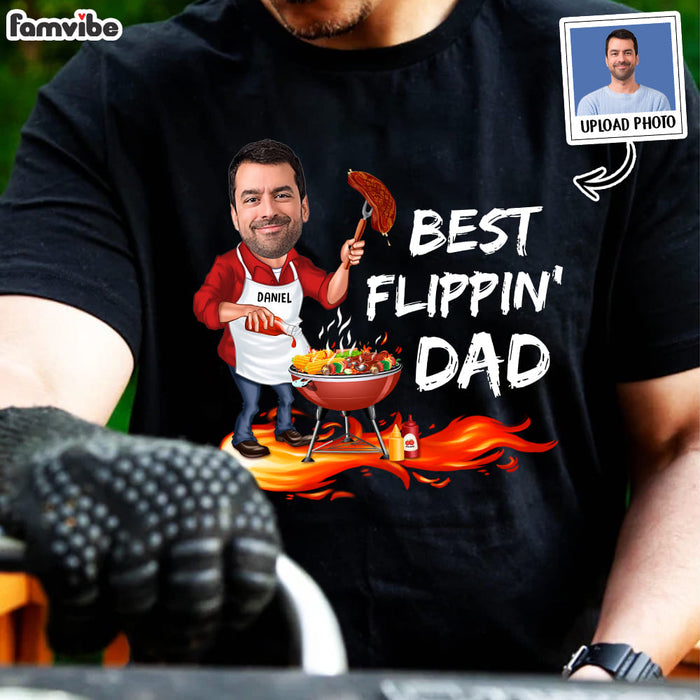 Personalized Gift For Flippin' Grill Dad Shirt - Hoodie - Sweatshirt 32463 1