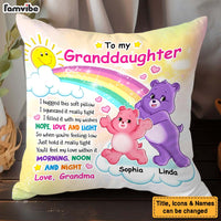Personalized Gift For Granddaughter Huggable Bear Pillow 32464 thumb 1