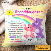 Personalized Gift For Granddaughter Huggable Bear Pillow 32464 thumb 1