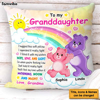 Personalized Gift For Granddaughter Huggable Bear Pillow 32464 thumb 1