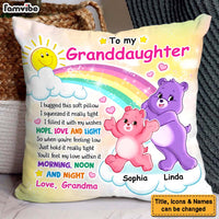 Personalized Gift For Granddaughter Huggable Bear Pillow 32464 thumb 1