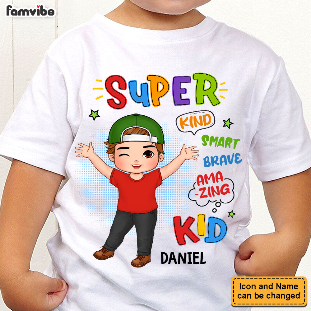 Personalized Affirmation Gift Super Kid Kid T Shirt - Kid Hoodie - Kid Sweatshirt 32467 Mockup 2