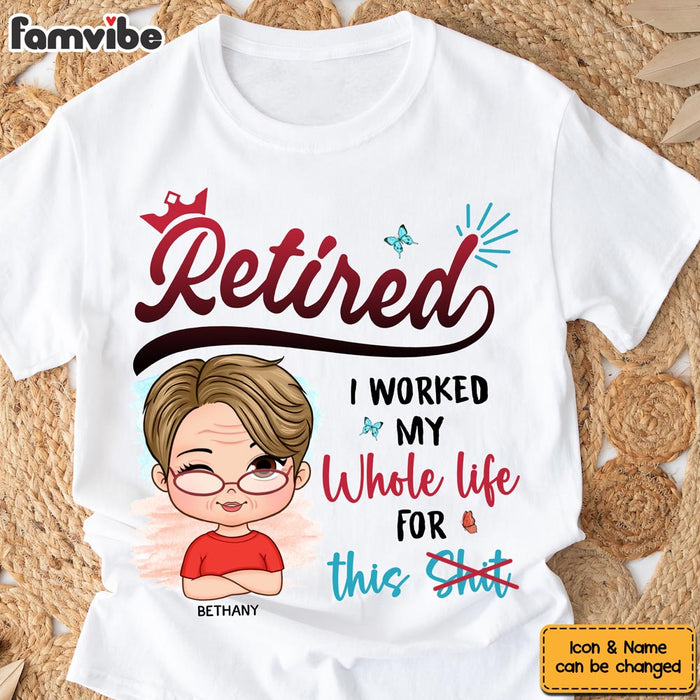 Personalized Gift For Retired Women Funny Shirt - Hoodie - Sweatshirt 32470 1