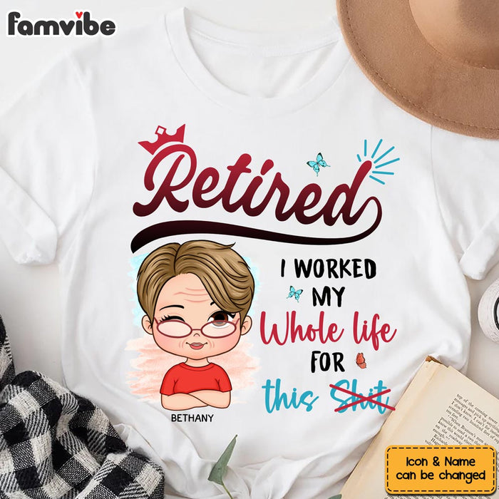 Personalized Gift For Retired Women Funny Shirt - Hoodie - Sweatshirt 32470 1
