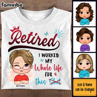 Personalized Gift For Retired Women Funny Shirt - Hoodie - Sweatshirt 32470 thumb 1