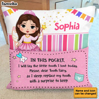 Personalized Gift For Kid Dear Tooth Fairy Pocket Pillow With Stuffing 32475 thumb 1