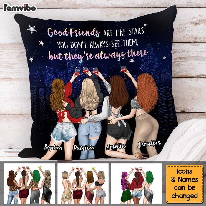 Personalized Gift For Friend They Are Always There Pillow 32481 1