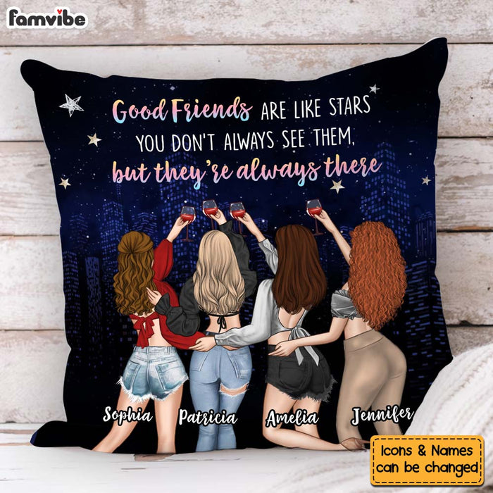 Personalized Gift For Friend They Are Always There Pillow 32481 1