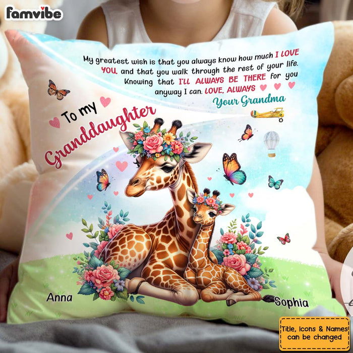 Personalized Gift For Grandkids I'll Always There For You Pillow 32487 1