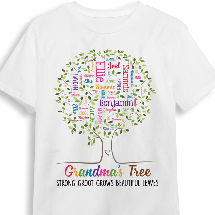 Personalized Gift For Grandma Tree Word Art Shirt - Hoodie - Sweatshirt 32489 1