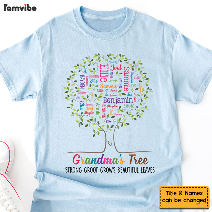 Personalized Gift For Grandma Tree Word Art Shirt - Hoodie - Sweatshirt 32489 1