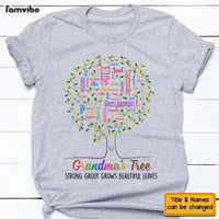 Personalized Gift For Grandma Tree Word Art Shirt - Hoodie - Sweatshirt 32489 thumb 1