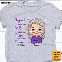 Personalized Mother's Day Gift Legend Wife Mom Nana Shirt - Hoodie - Sweatshirt 32491 thumb 1