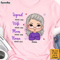 Personalized Mother's Day Gift Legend Wife Mom Nana Shirt - Hoodie - Sweatshirt 32491 thumb 1
