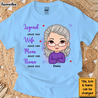 Personalized Mother's Day Gift Legend Wife Mom Nana Shirt - Hoodie - Sweatshirt 32491 thumb 1