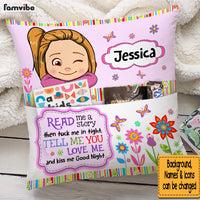 Personalized Gfft For Grandkid Read Me A Story Pocket Pillow With Stuffing 32497 thumb 1