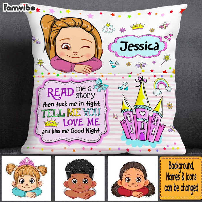 Personalized Gfft For Grandkid Read Me A Story Pocket Pillow With Stuffing 32497 1