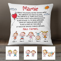 Personalized Grandma French Grand-mère Pillow AP92 26O58 thumb 1