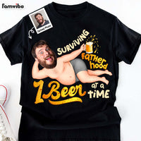 Personalized Surviving Fatherhood One Beer At A Time Shirt - Hoodie - Sweatshirt 32503 thumb 1