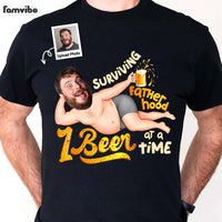 Personalized Surviving Fatherhood One Beer At A Time Shirt - Hoodie - Sweatshirt 32503 thumb 1