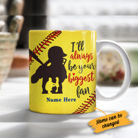 Personalized Baseball Softball Mom & Dad Mug NB93 95O34 thumb 1