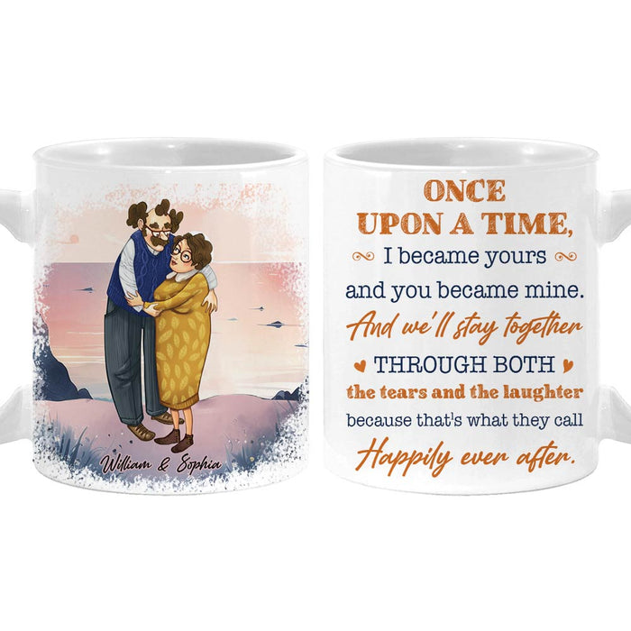 Personalized Couple Gift Once Upon A Time I Became Yours And You Became Mine Mug 31238 1