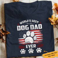 Personalized Dog Dad  T Shirt MY222 67O57 thumb 1