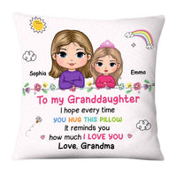Personalized Gift For Granddaughter Hug This Pillow 30390 thumb 1