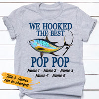 Personalized Fishing Dad Grandpa  T Shirt MR254 65O36 thumb 1