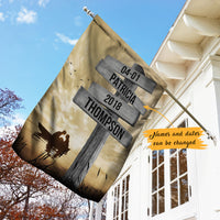 Personalized Husband Wife Wedding Lake Street Sign Flag JL281 85O47 thumb 1